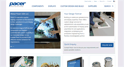 Desktop Screenshot of pacer-usa.com