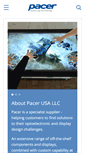 Mobile Screenshot of pacer-usa.com